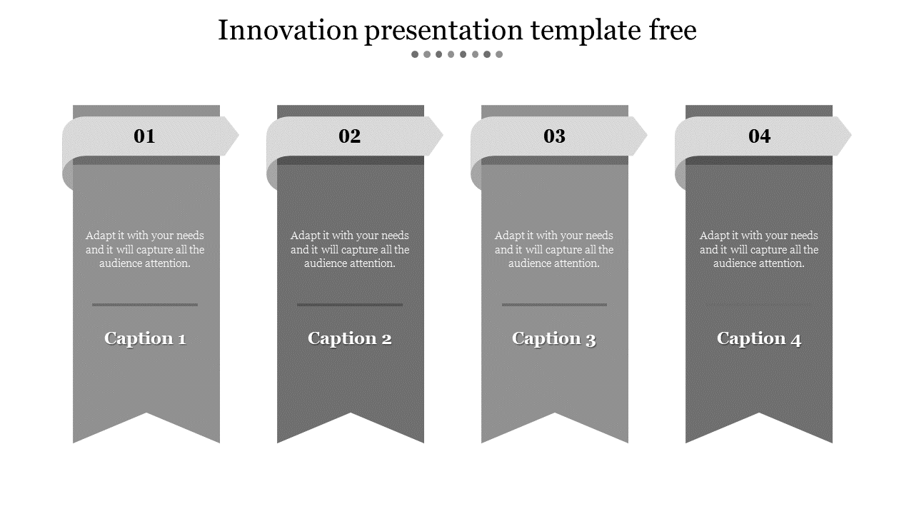 Free - Innovation Presentation Template Free Infographic Slide